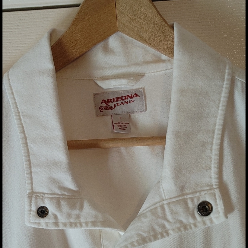 White Drawstring Jacket - Picture 2 of 5